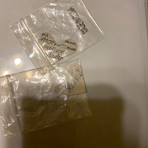 2 heart insert for origami owl lockers